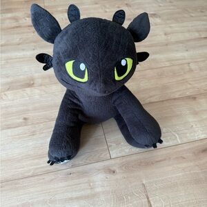 Build-A-Bear Toothless Plush | DreamWorks Dragons | Black Night Fury